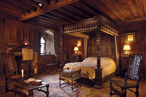 medieval tudor house interior.